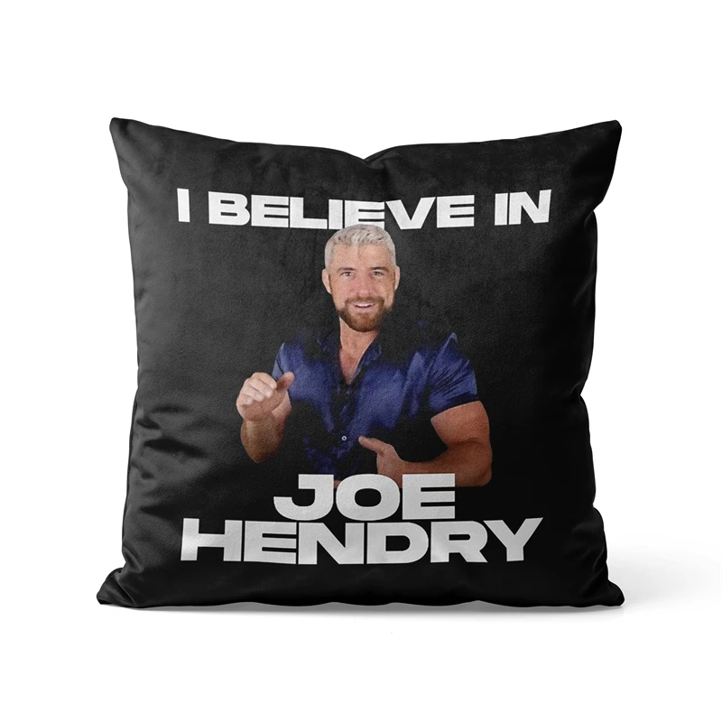 

Gaslight Gatekeep Girlboss I Believe in Joe Hendry Throw Pillow Covers Cushion Cases Pillowcases for Sofa 45cm x 45cm