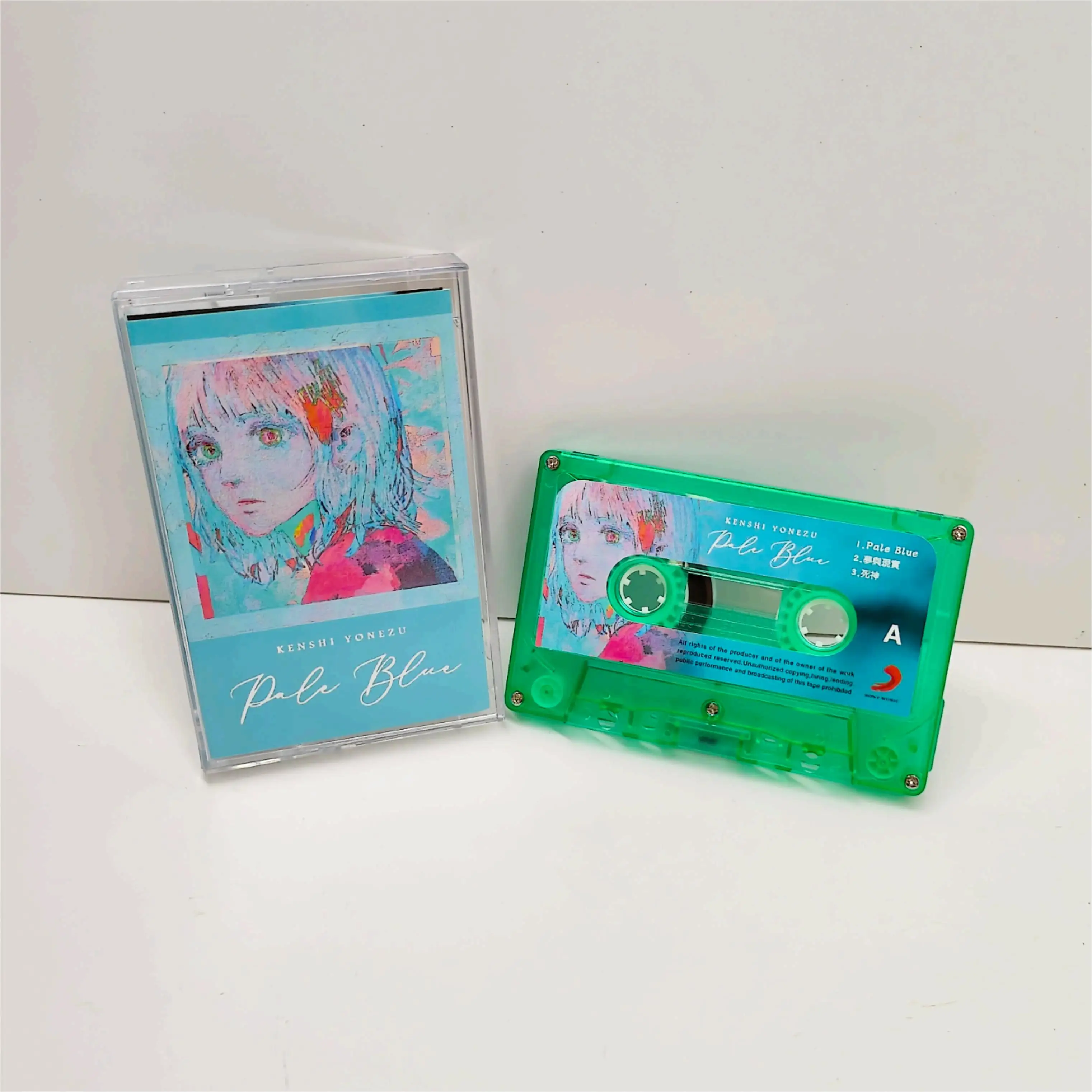 Retro Pop Yonezu Kenshi Music Tape Pale Blue Album Cassettes Cosplay Walkman Car Recorder Soundtracks Box Collection Party Music