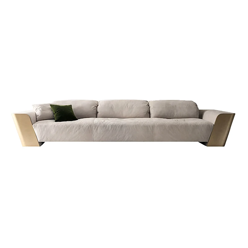 Juego de Sofás Chesterfield de 3 Plazas Estilo su -Inspired Premium con Relleno de Esponja, Detalles Laterales Dorados y Decoración Moderna de Lujo para Sala de Estar #
