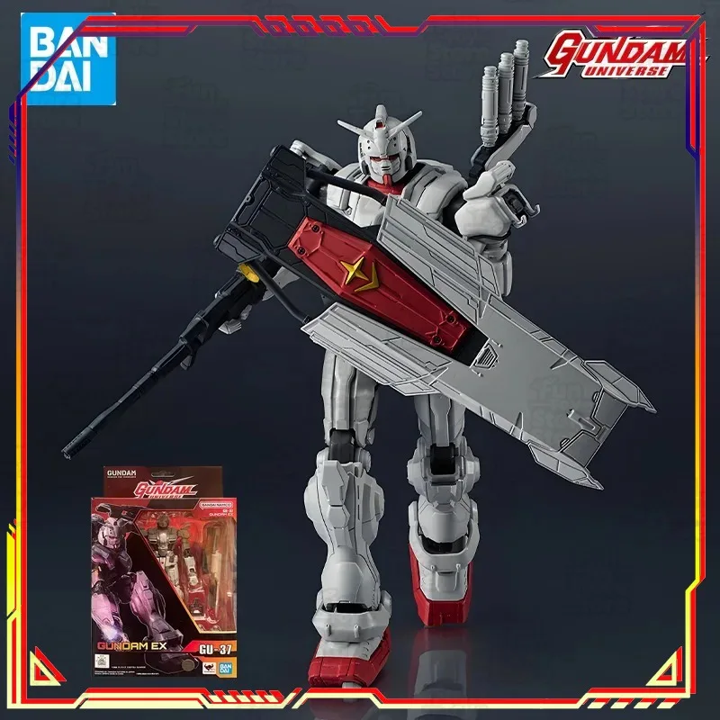 

BANDAI GUNDAM UNIVERSE GU-37 Gundam EX Anime Action Figure Assembly Model Toy Collectible Display Decoration Official