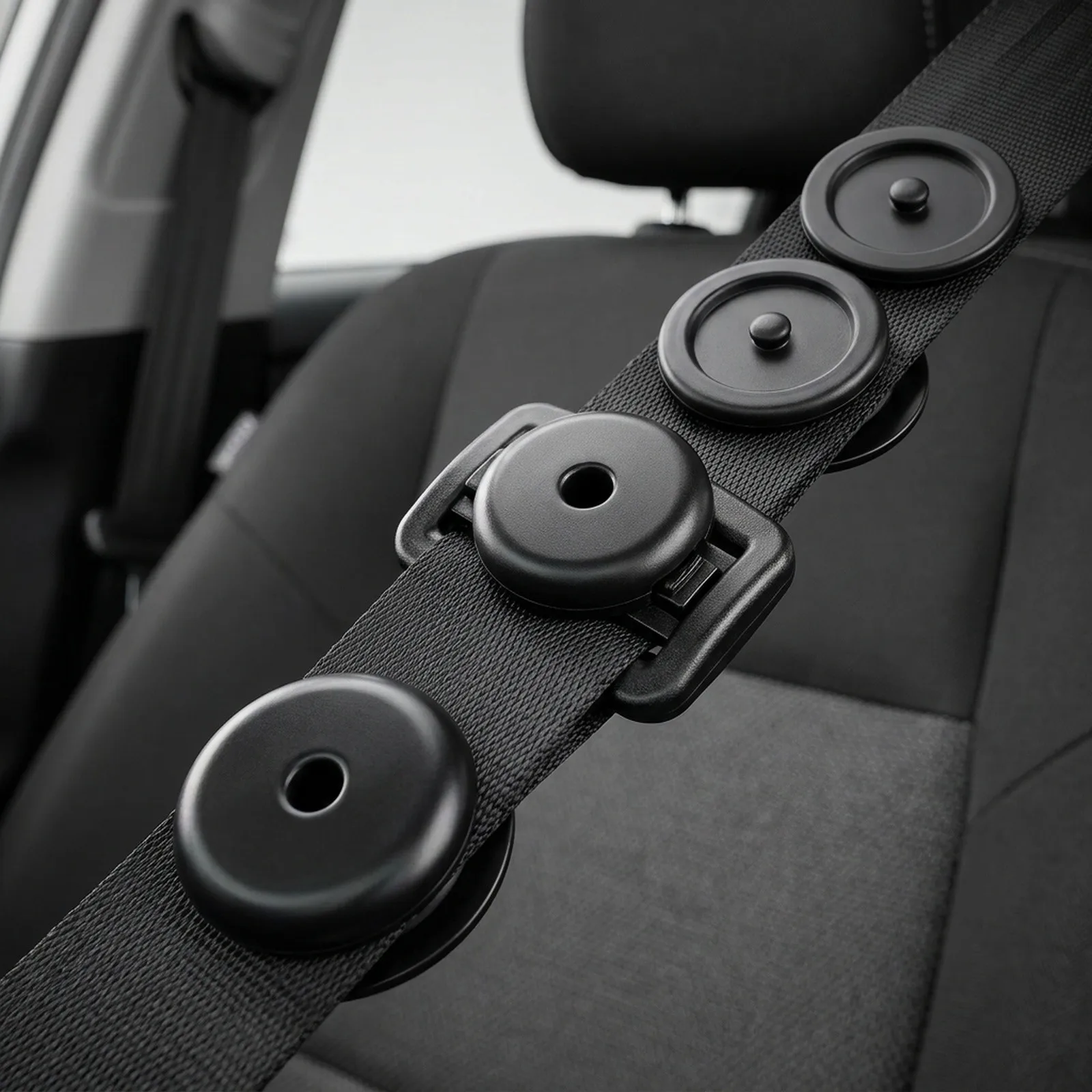 4 Pairs Seat Belt Button Buckle Stop Clips Plastic Stopper Kit for Vehicles Keeps Seat Belt Buckle in Place Slipping