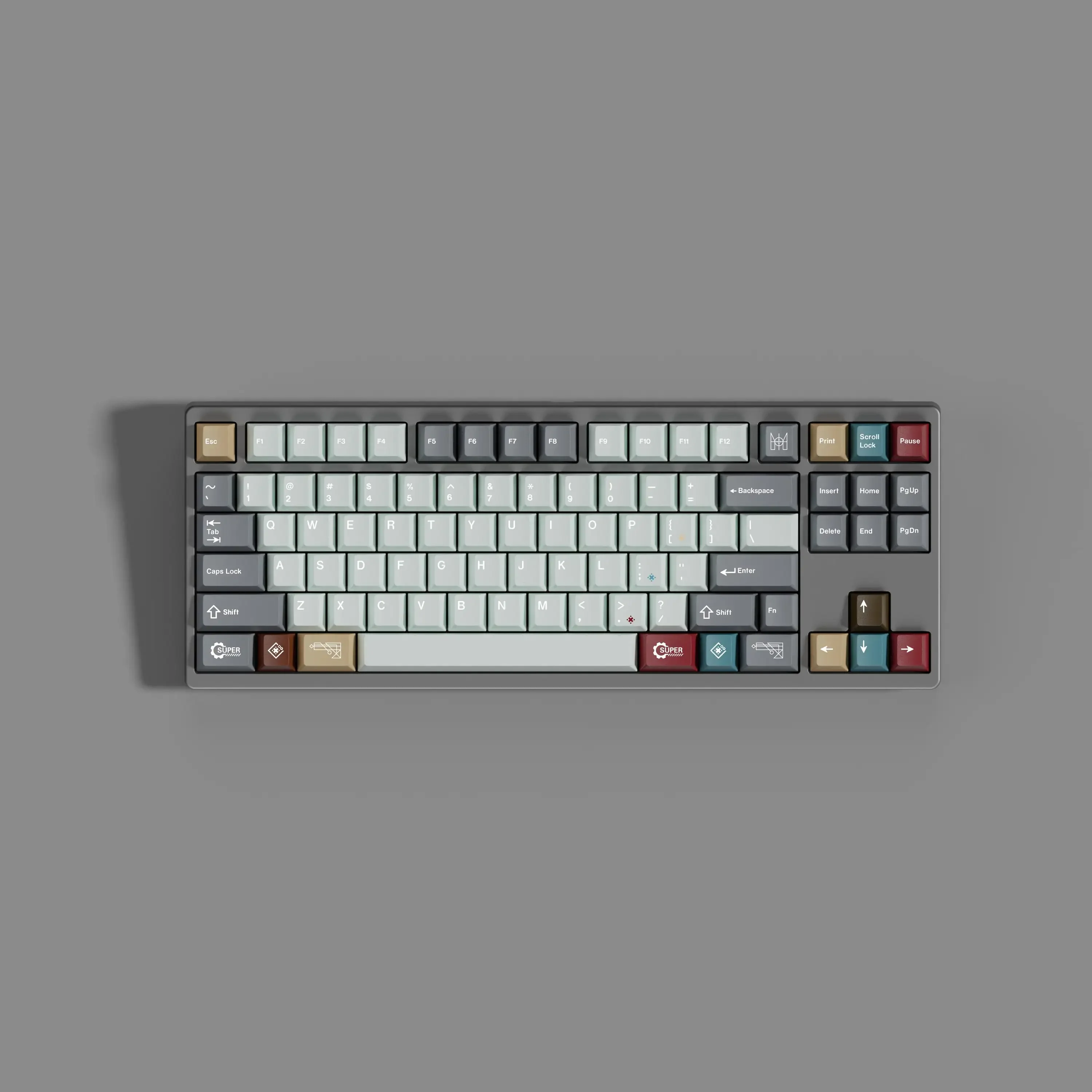 KKB mechanic five-sided sublimation customized full set of keycaps including 7U