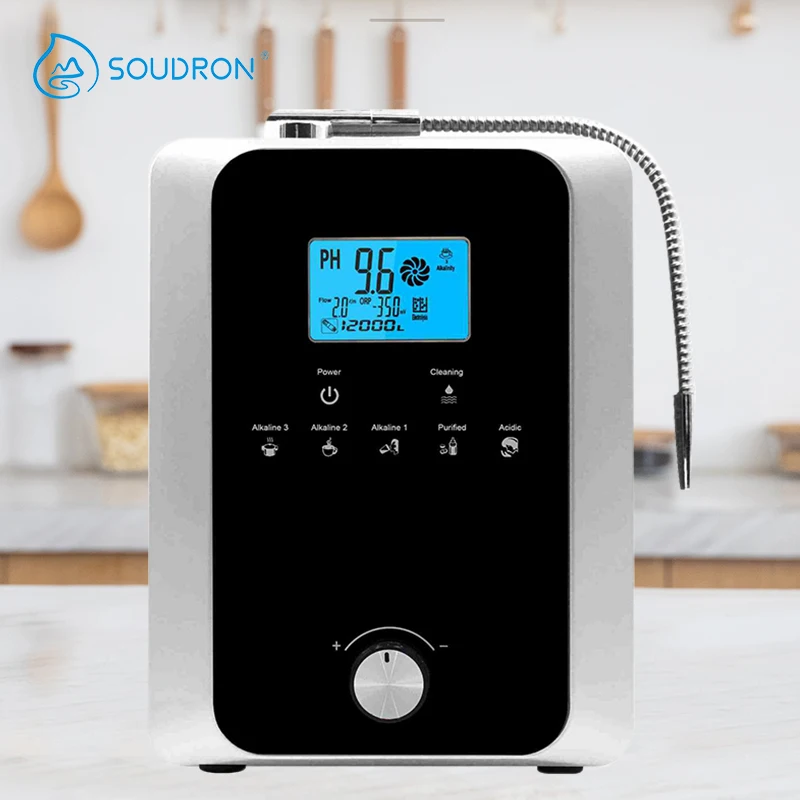 

CAMAZ Electric Alkaline Ionized Water Machine Purifier Alkaline Ionized Electrolyzed Water for Household and RV Use