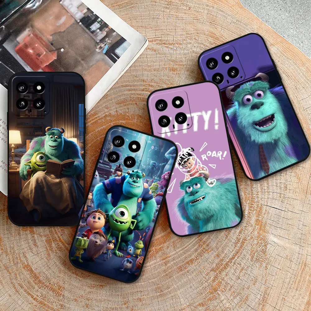 Disney Sullivan Monsters Inc Case For Xiaomi 14C 13C 12 12C 10 10C 9 9C 9A 9T 8 8A 7A A2Plus A1 K60Ultra K40Pro Black Soft Cover