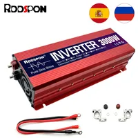 Car Inverter Pure Sine Wave 3000W 2200W 1600W 1000W Portable Solar Power Inverter DC 12/24v to AC 220v Converter for Transformer