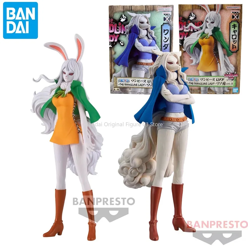 

In Stock Bandai BANPRESTO One Piece DXF The Grandline Lady Wano Country Carrot Wanda Anime Action Figure Toy Model Collection