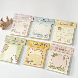 100 Sheets Bear Puppy Bunny Memo Pad Stationery Notepad DIY Scrapbook Check List Message Note Paper School Office Supplies