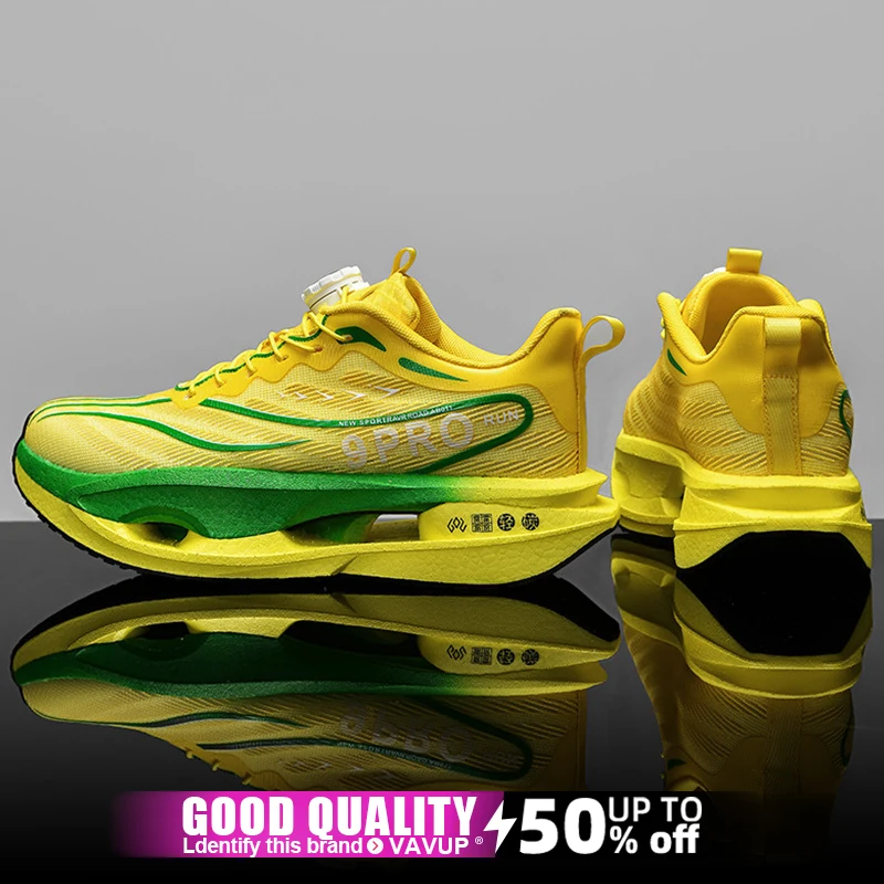 Marathon Herren Laufschuhe Carbon Board Spezialität Sport Atmungsaktive leichte Damen Bequeme sportliche rutschfeste Turnschuhe