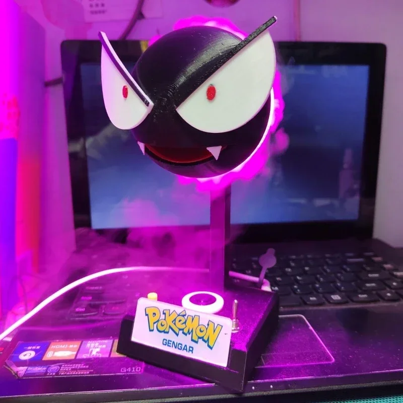 Pokemon Gastly Humidifier Anime Air Purifier LED Lamp Computer Table Decoration Game Accessories Anime Indoor Ambient Atomizer