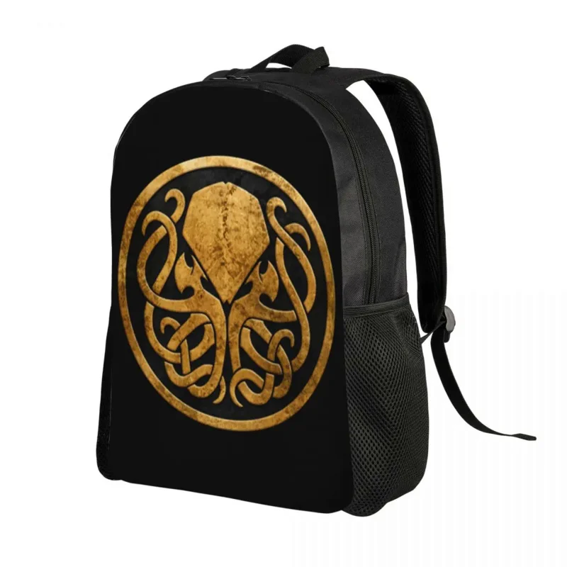 Call Of Cthulhu Backpack for Boys Girls Lovecraft Monster Movie College School Travel Bags Men Women Bookbag Fits 15 Inch Laptop