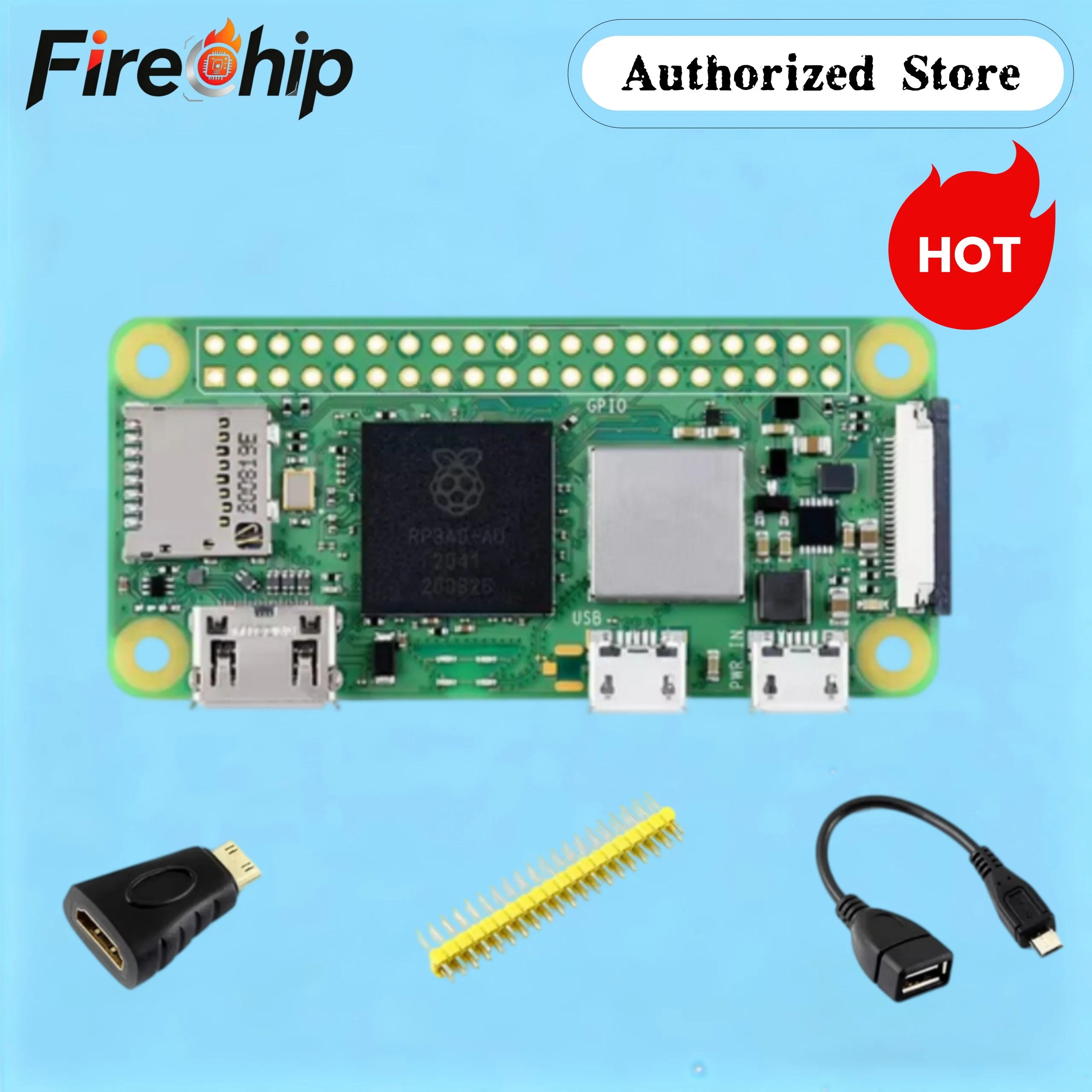 Raspberry Pi Zero 2 W 1GHz Quad-core Arm Cortex-A53 CPU, WiFi, Bluetooth 4.2 BLE