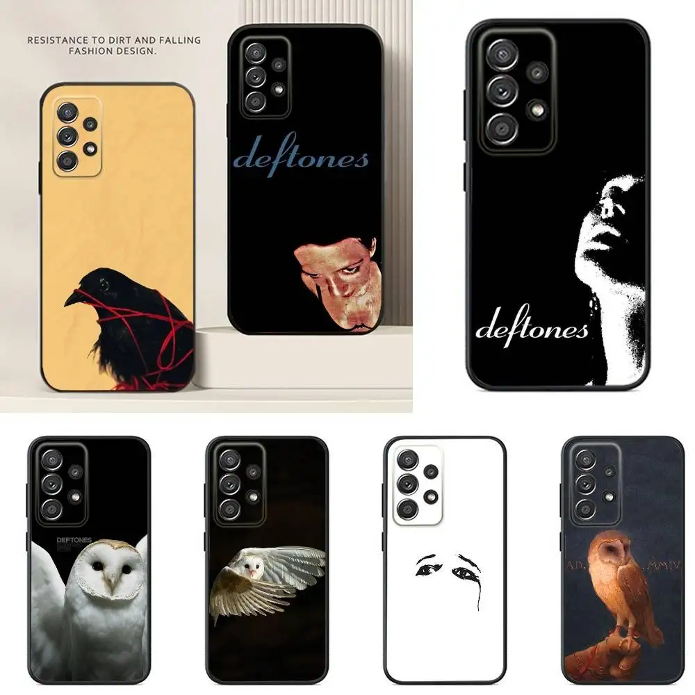 

Band D-Deftones Rcok Phone Case For Samsung S24,23,22,21,20,10,10E,S9 Plus FE Note 20 Ultra 10,9 Plus Black Case