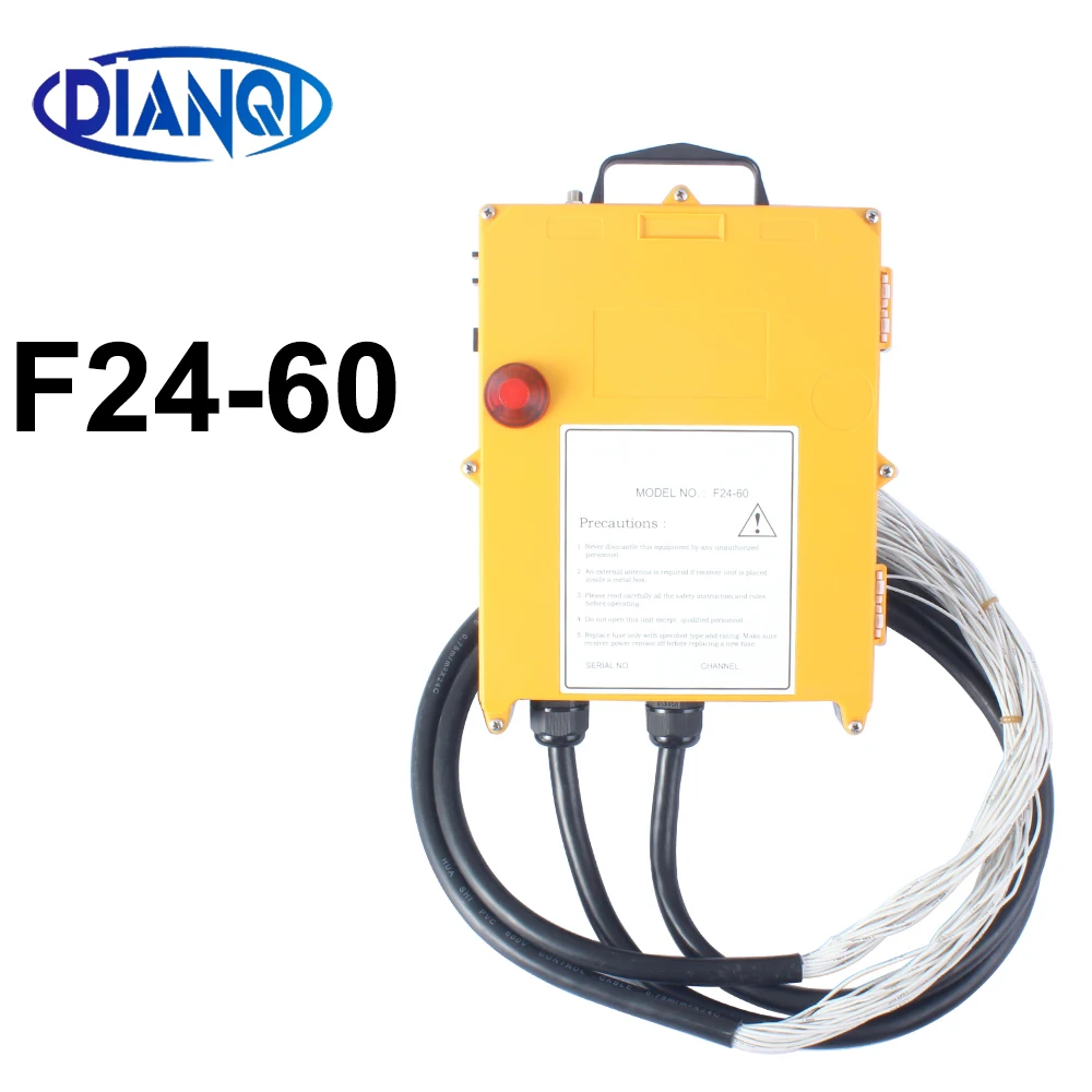 only 1pcs receiver: F24-60 electric hoist Wireless switches industrial Radio remote controller