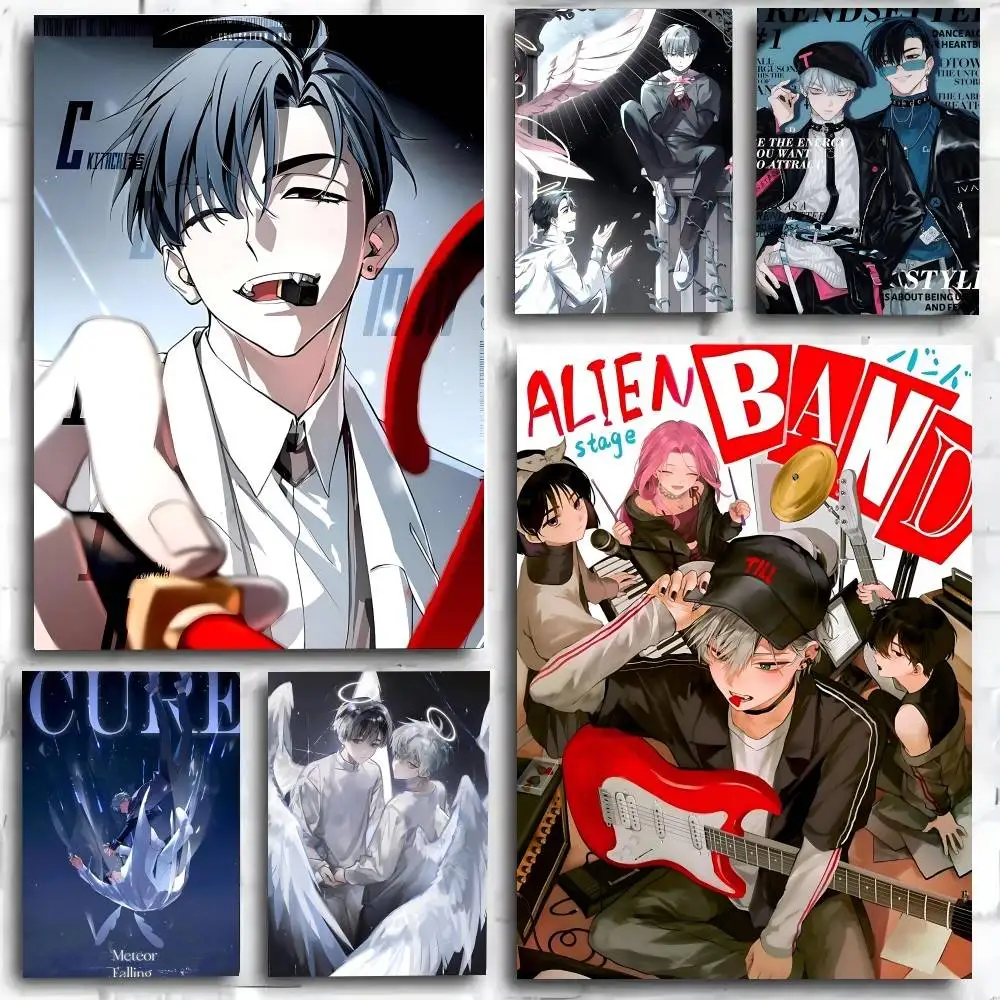 Alien Stage Anime Ivan Till Anime-Poster Kunstdruck Anime-Stil Heimdekoration Ideales Geschenk Perfekte Raumdekoration