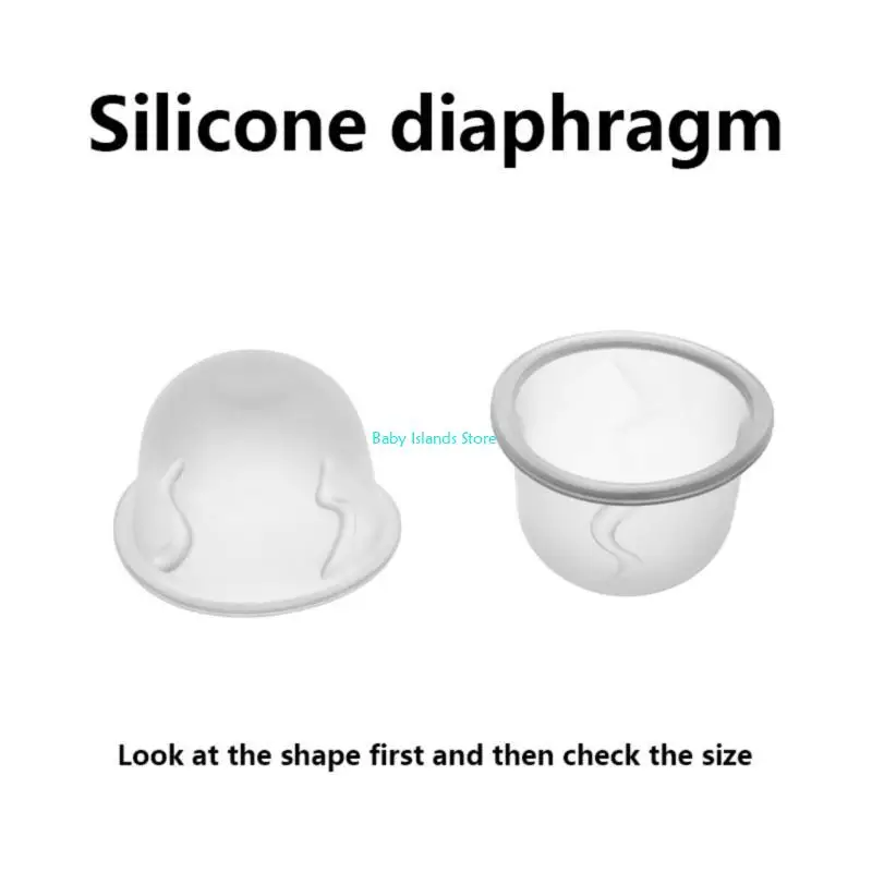 

K92D Silicone Diaphragm for Breast Pumps, Wearable Breast Accessories Anti Backflow Suction Membrane