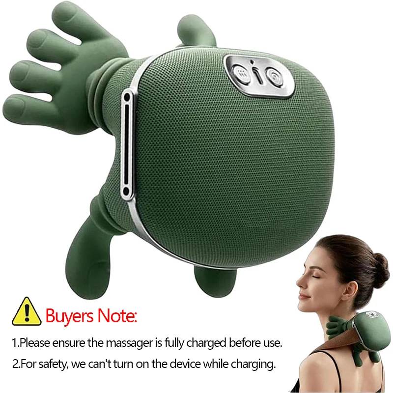 2025 Bionische Nek Schouder Massager N7 Kneden Massager Sjaal 3 Niveaumodi Nek Cervicale Taille Been Lichaam Spieren Massage Kussen