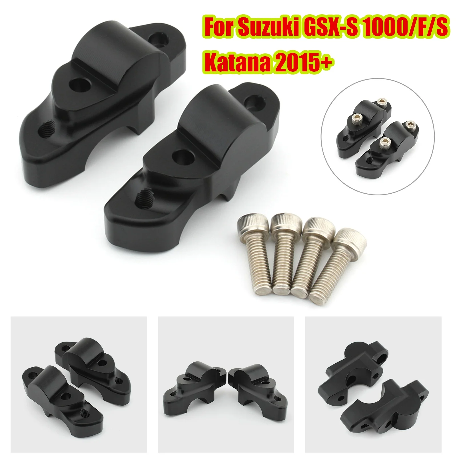 Motorcycle Handlebar Risers kit For Suzuki GSX-S1000 / GSX-S1000F / GSX-S1000S Katana