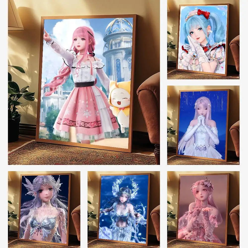 فيديو لعبة I-إنفينيتي نيكي ملصق فني ذاتي اللصق ملصق مضاد للمياه مقهى غرفة النوم جدار ديكور #4