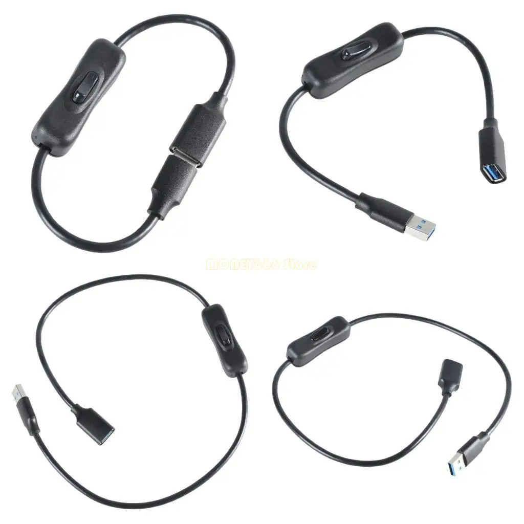 F62C USB 전원 스위칭 제어 버튼이있는 익스텐더 케이블 5Gbps 데이터