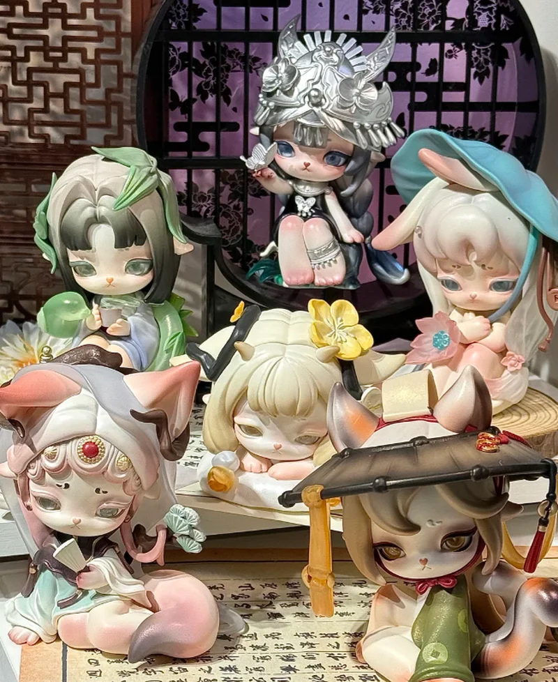 

Original Nini Mo mystery box Yunjian Season Words Chinese-style figurine trendy toy peripheral doll gift toy display male