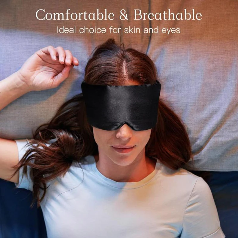 Sleeping Eye Mask for Men and Women Adjustable Sideband Sleeping Eye Mask for Travel Rest facial mask