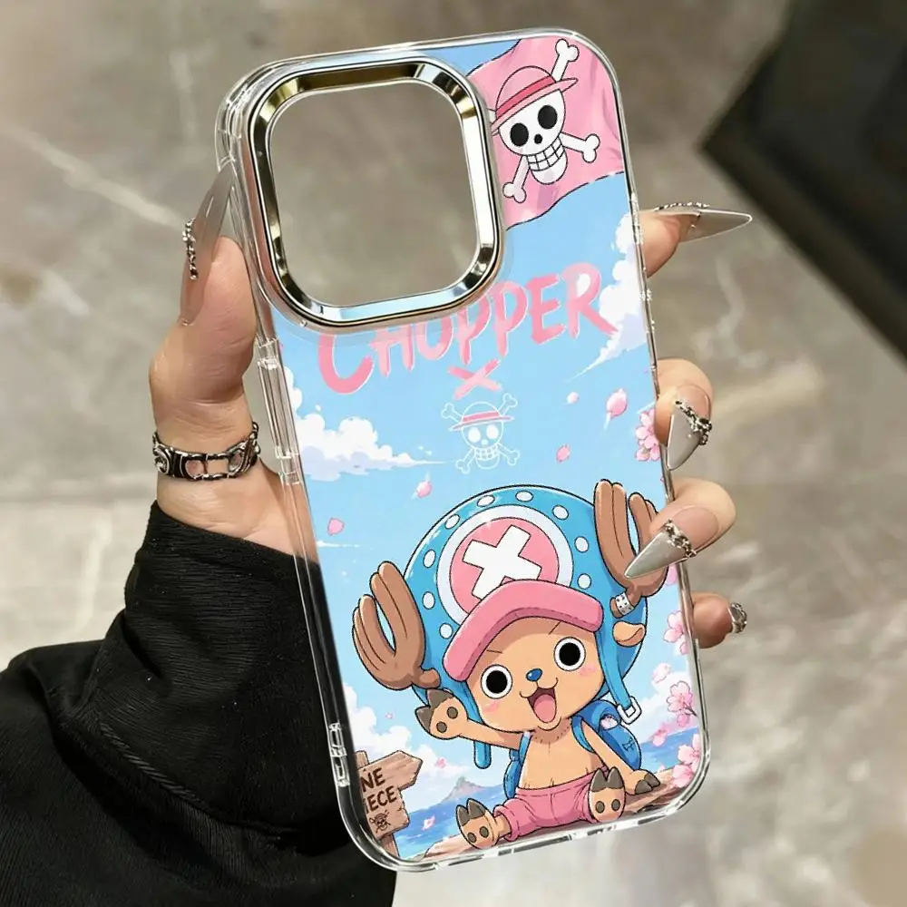 HD O-One Piece: Cute Chopper Phone Case For iPhone 17 Air 16 15 14 Plus 13 12 11 Pro Max 16e Shockproof HD Clear Back Cover XAXC