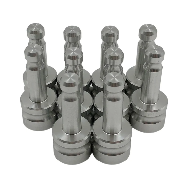 Imagem -02 - Substituição do Adaptador de Alumínio para Prism Gps Estação Total x 11 Rosca Fêmea To12 mm Pole Fit Prismas Snap-on 10 Pcs