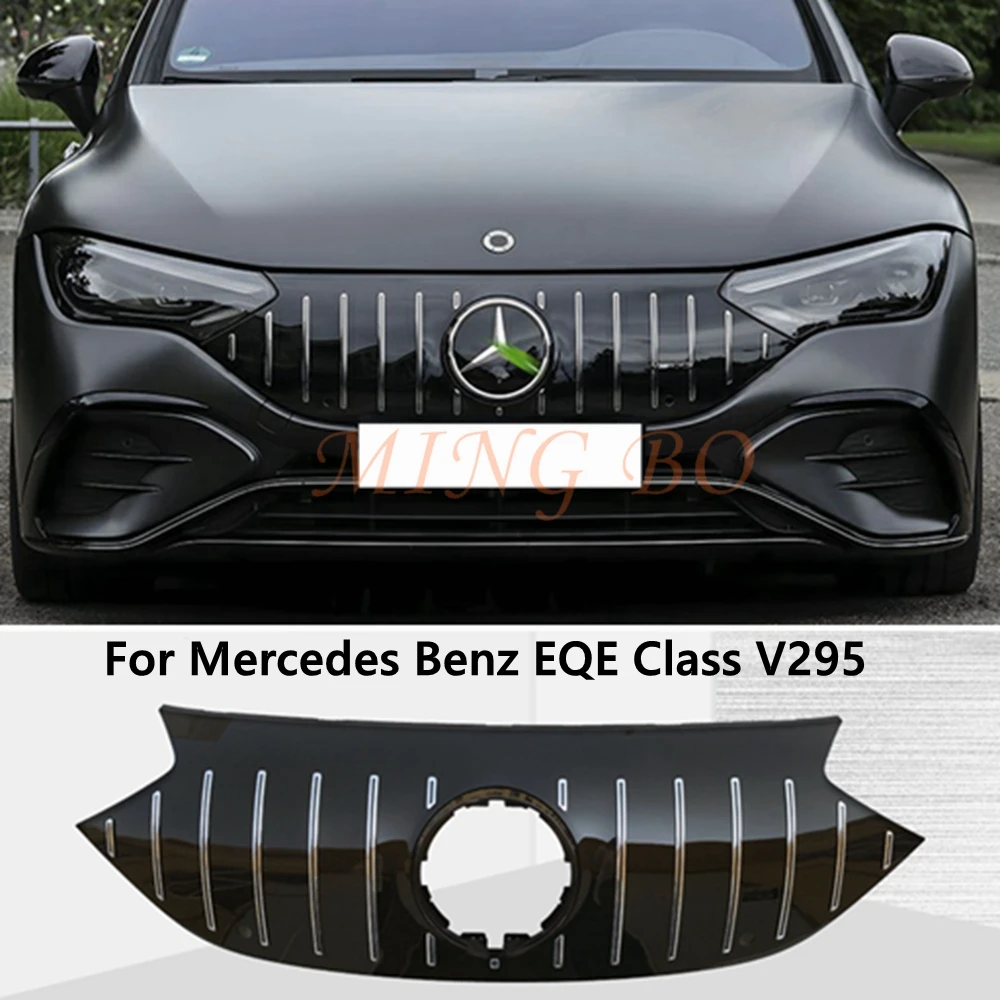 FOR Mercedes EQE Class V295 EQE350 EQE300 EQE500 EQE43 EQE53 Grille GT Style Front Bumper Grill