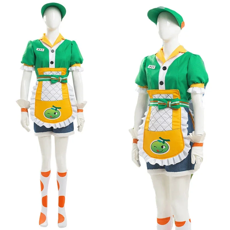 Game Overwatch May Cosplay Costumes Shoes Meiling Zhou Honeydew Clothes Halloween Carnival Outfit For Women Girls