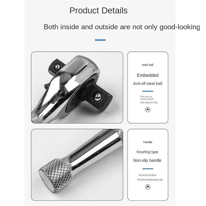 

ABFI 1/2 "и 3/8" и 1/4 "и 3/8" инструмент с храповым механизмом, двухсторонний гаечный ключ, 72 зубца, торцевой ключ с храповым механизмом