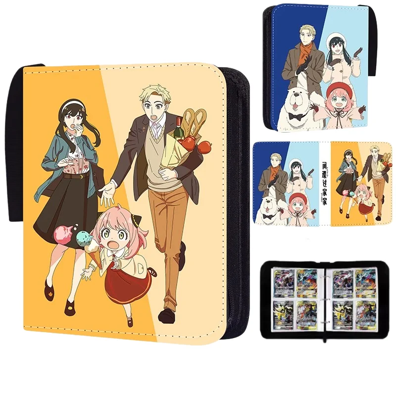 SPY×FAMILY 400pcs Game Card Photo Album Binder Cartoon Anime Business Card Holder Children’s Trendy Toy Luxurious Birthday Gift