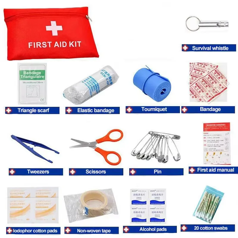 Waterproof Mini Outdoor Travel Car First Aid Kit Home Small Medical Box Emergency Survival Kit Household image 3