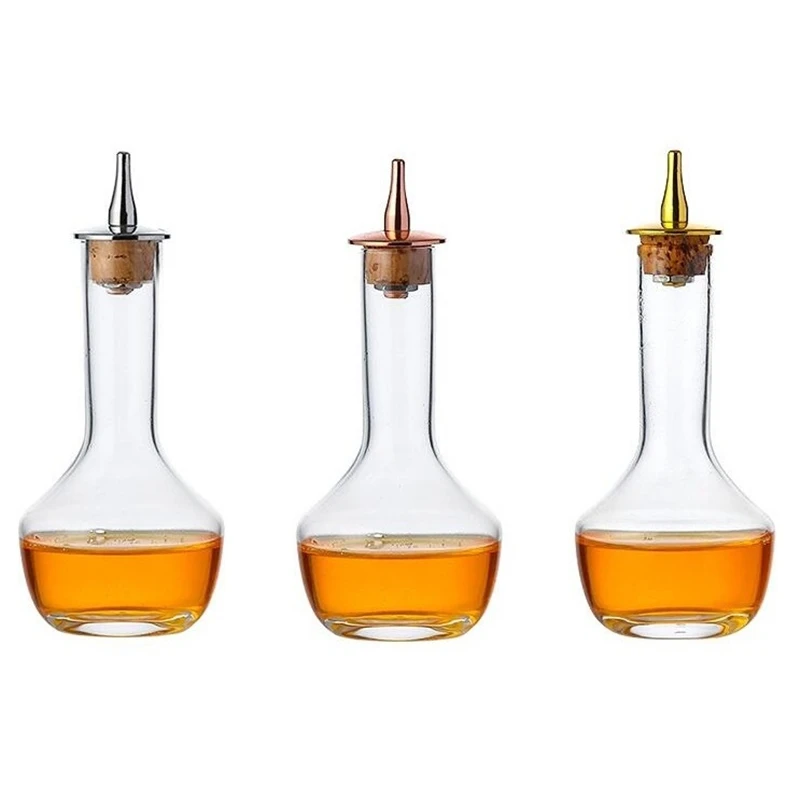 100ml Glass Spray Bitter Dropper Bottle Glass Bottle Cocktail Bitters Bottle Bar Tool