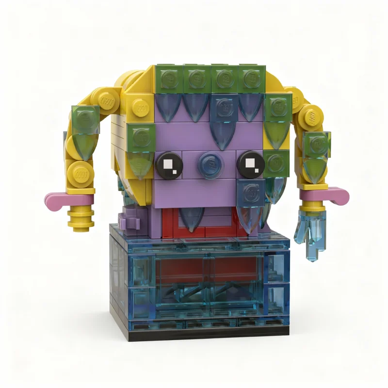 236pcs MOC BrickHeadz Chillie Millie - Garbage Pail BricKidz Model Building Blocks Christmas Gift Toy Birthday 3D Craft Idea