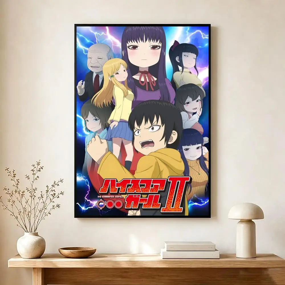 nostalgic anime H-Hi Score Girl Poster Modern Home Decoration Interior Design & Contemporary Wall Art Collection