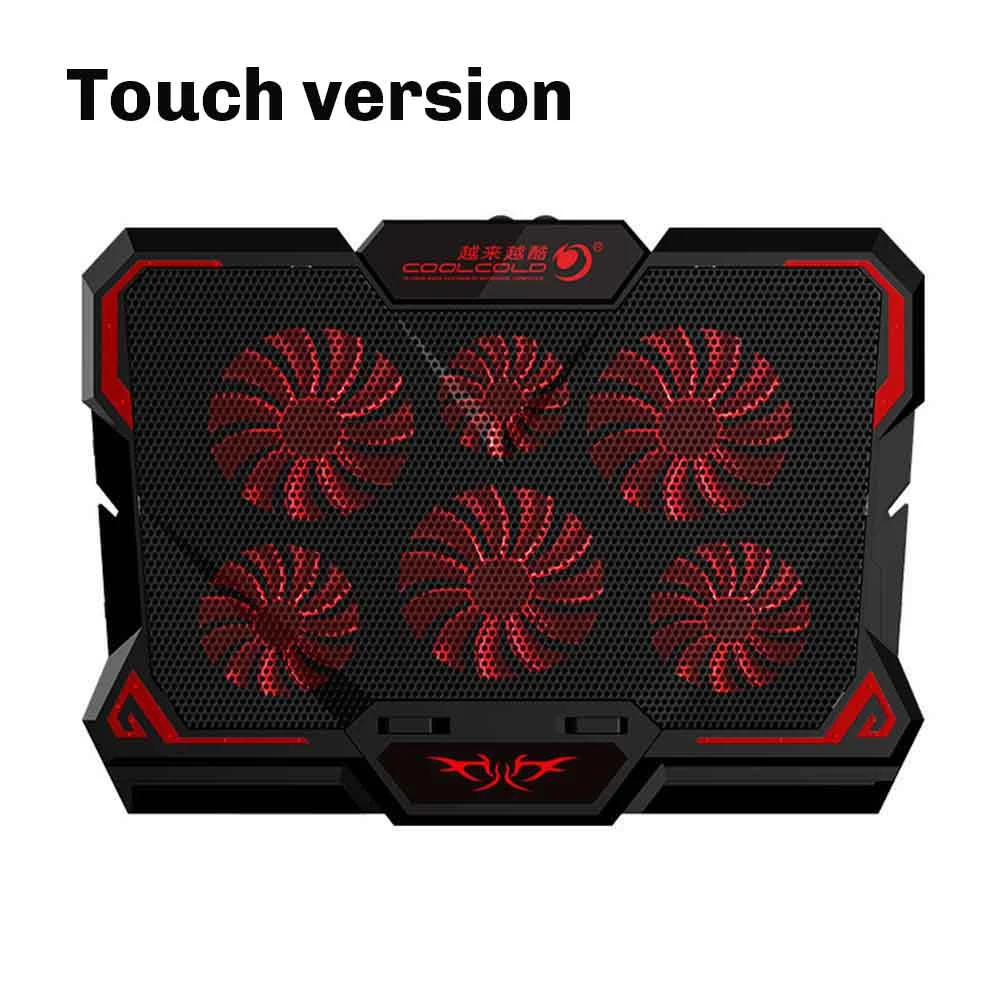 COOLCOLD Laptop Cooling Pad Gaming Laptop Cooler Laptop Fan Cooling Stand for 12.1-17.3 Inch Laptops A