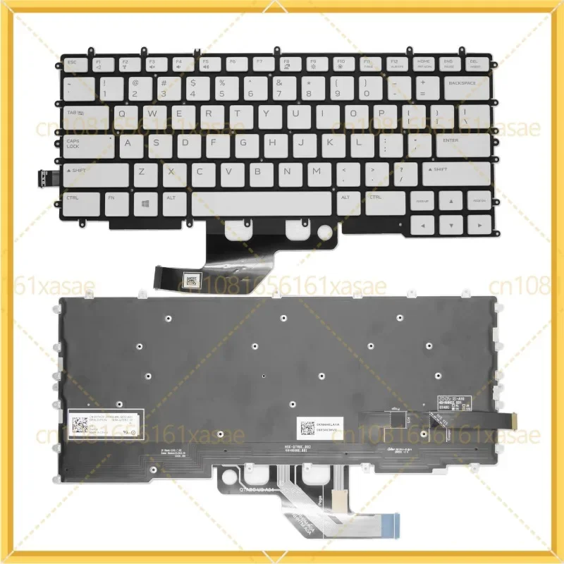 0YFK2V 0P73J8 For Dell G7 7500 P100F Backlit Keyboard  New