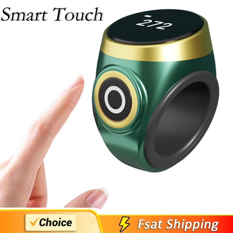 New Hand Press Electronic Digital Counting Counter Ethnic Style Portable Points Rechargeable Ring Ring Idea Tally Counter