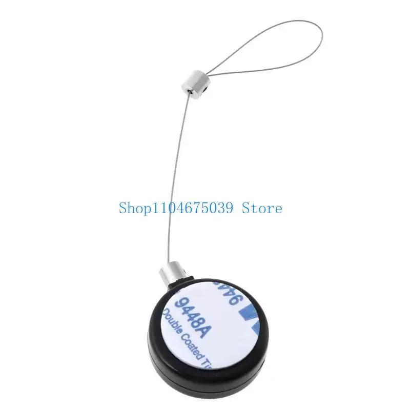 

5asd Multipurpose Portable Easy Pull Buckles No Theft Wire Lock Box Round for Jewelry Display Making Set Sturdy Plastic