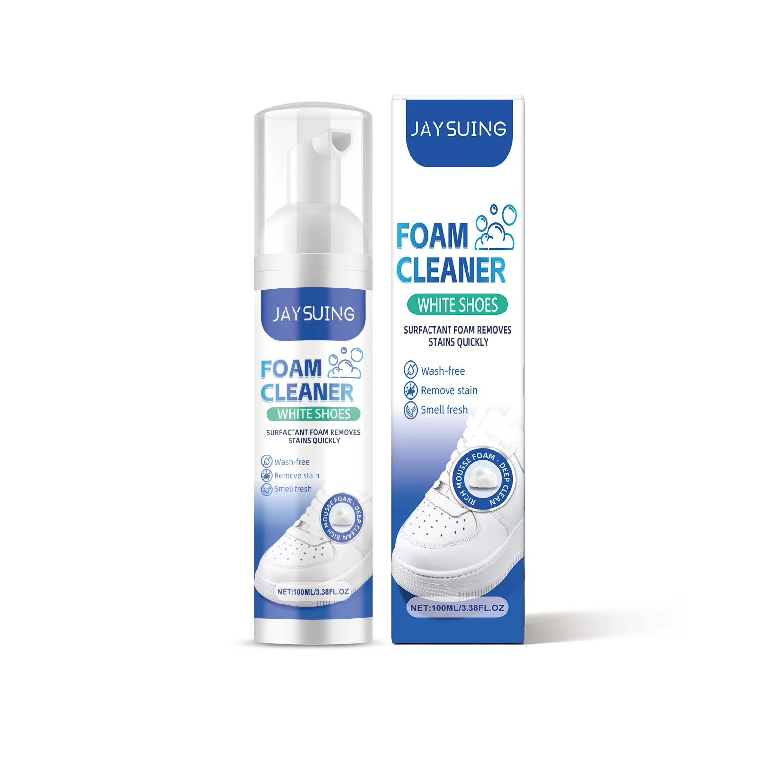 

Little White Shoes Foam Cleaner Sports Shoes Decontamination Vamp Clean And Wash Free Whitening Cleaner