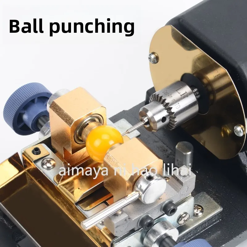 Buddha Bead Pearl Punch Machine Small Wenwan Household Electric Jade Beeswax Punch Drilling Machine Tool