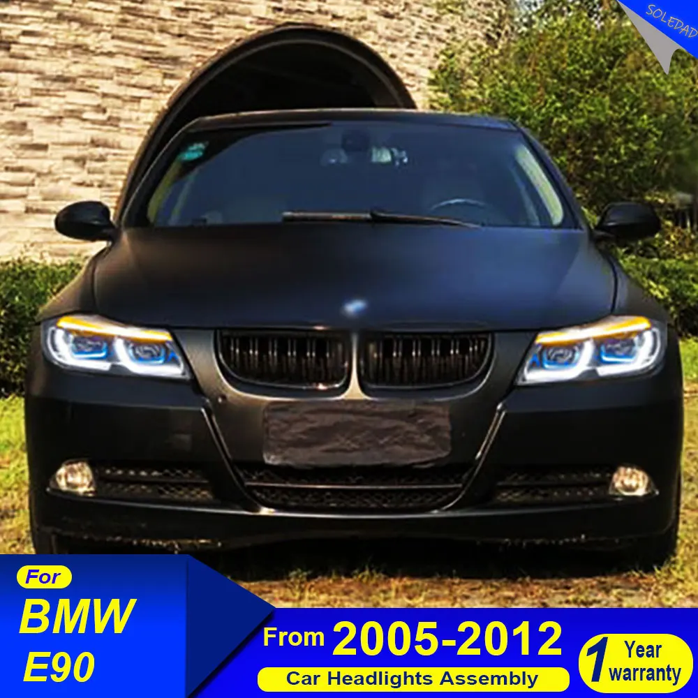 Car Headlights for BMW E90 Headlight Projector 2005-2012 330i 320i Signal Headlamp LED Headlights DRL Automotive Accessories