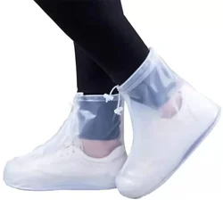 Waterproof Shoe Covers Not-Slip Boot Covers Rain Overshoes Reusable  Shoe Protectors Shoes Galoshes with Zipper for Women Men