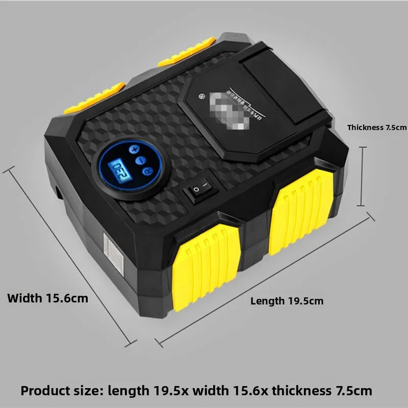

Car Air Pump - Digital Display 3609 Tire Inflator with Emergency LED Light, Portable & Universal for Vehicles