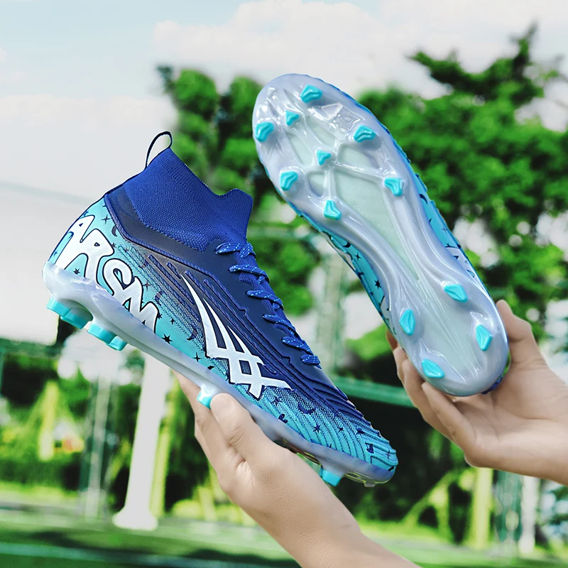 2024 factory new style Soccer Shoes Boys Soccer Cleats Outdoor Training Sport Shoes Adult Football Shoes