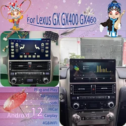 Multimedia Receiver Android Player For Lexus GX GX400 GX460 2010 2011 2012 2013 2014 2015 206 2017 GPS Navi Car Radio Head Unit