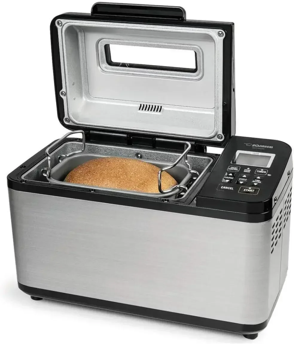 Zojirushi BB-PDC20BA Home Bakery Virtuoso Plus Breadmaker, 2 lb. loaf of bread