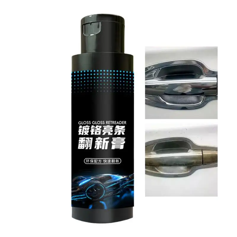 Chrome Polish For Car Metal Polishing Liquid 100ml Metal Repair Protectant Oxidation Remover Car Detailing Supplies For Trucks