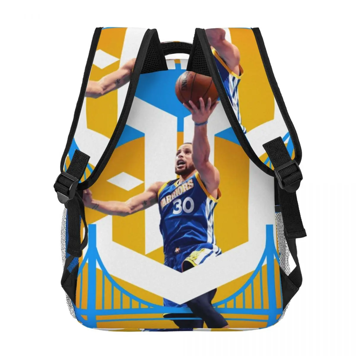 Bolsa Escolar informal ligera con estampado de Stephen Curry para la escuela, compras al aire libre, oficina, 17 pulgadas