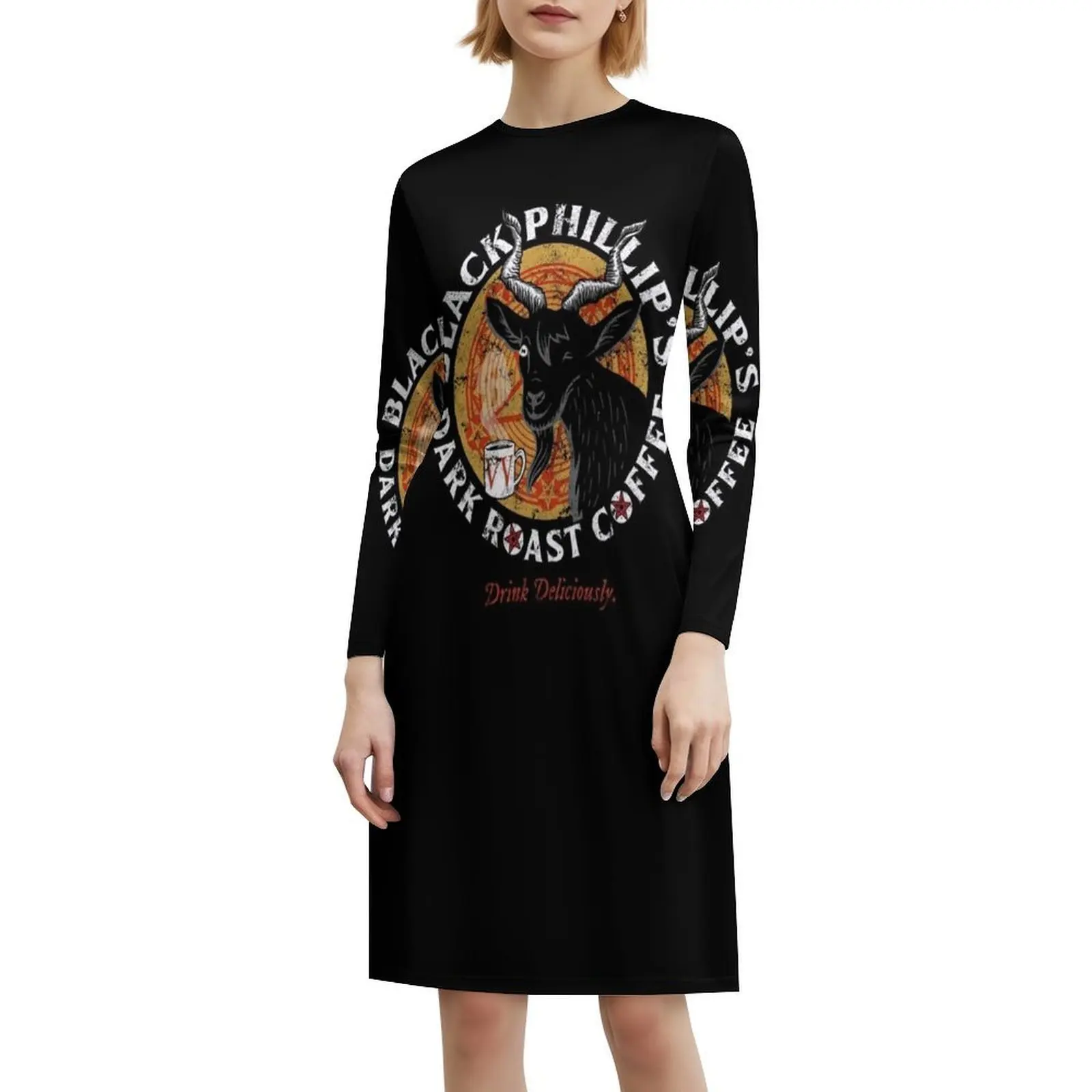 فستان أسود فيليب كوفي مثير للإجازات للنساء على الشاطئ وحفلات أعياد الميلاد فستان قصير أسود قهوة فيليب قهوة سوداء للحفلات #6